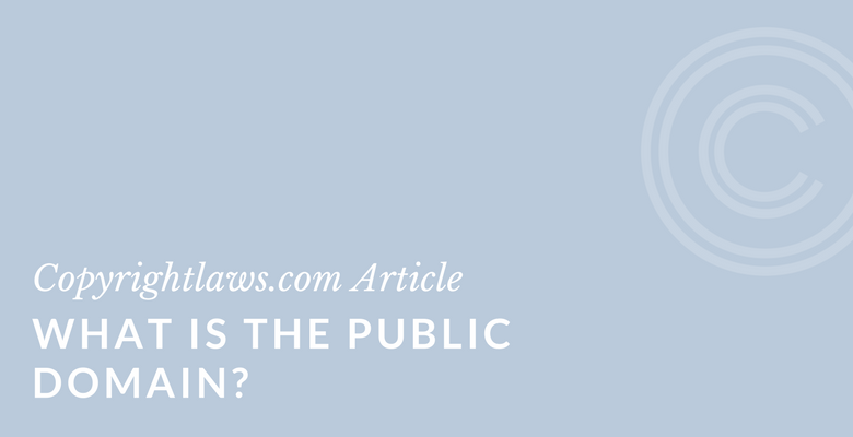 What is in the public domain an