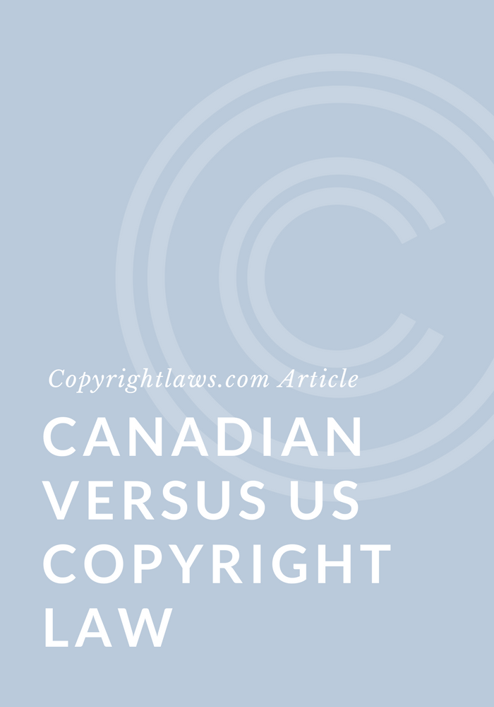 Canadian and U.S. copyright law