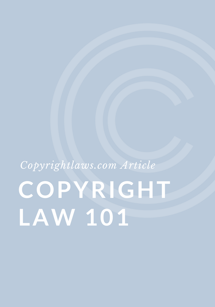 Copyright law 101 is a primer on the intellectual property area of copyright law
