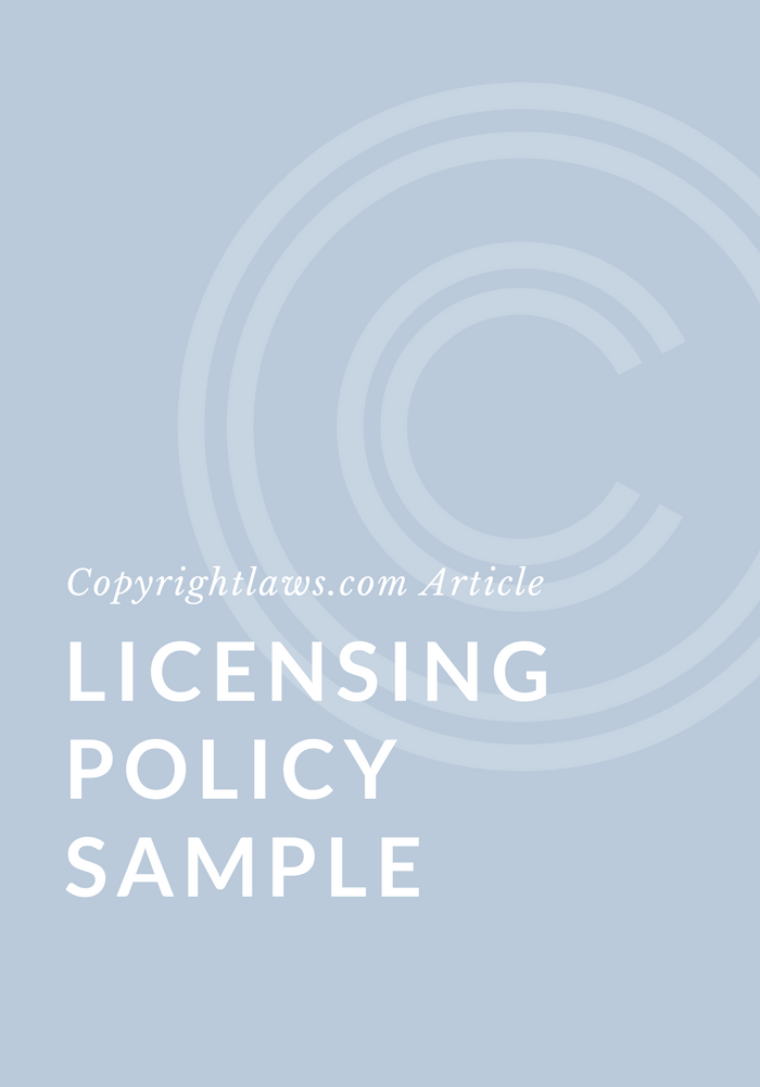 Have you considered a document setting your your licensing strategies?