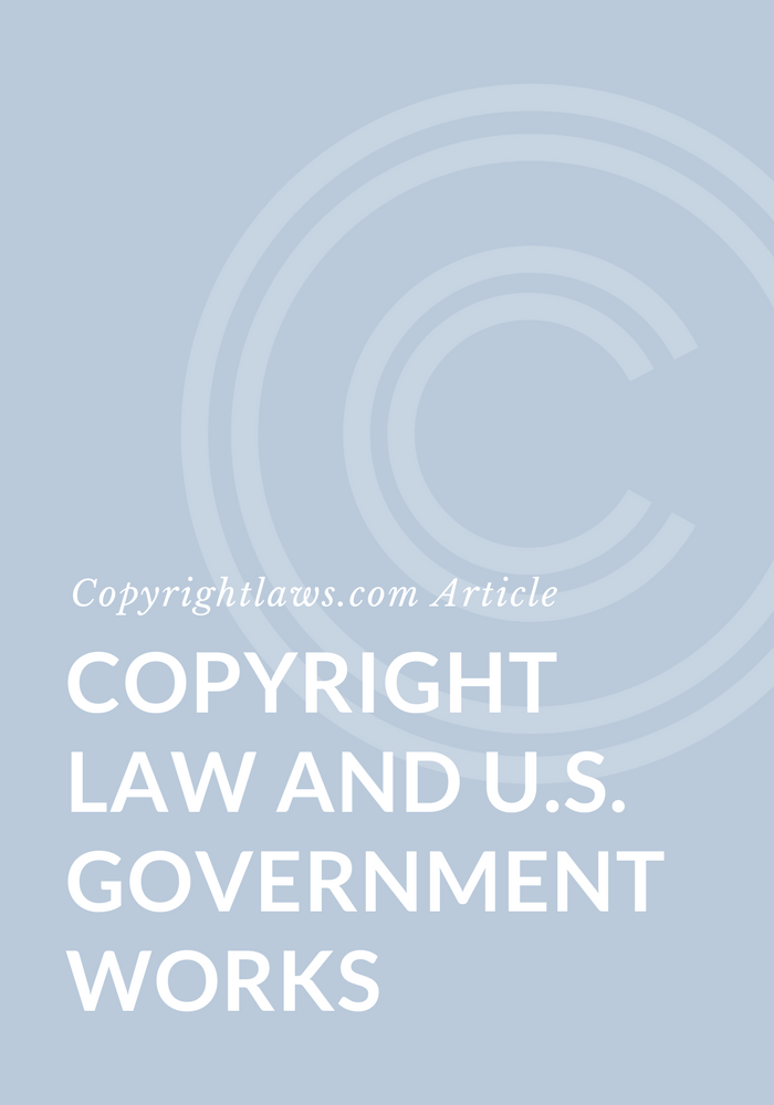 Copyright law and U.S. government works