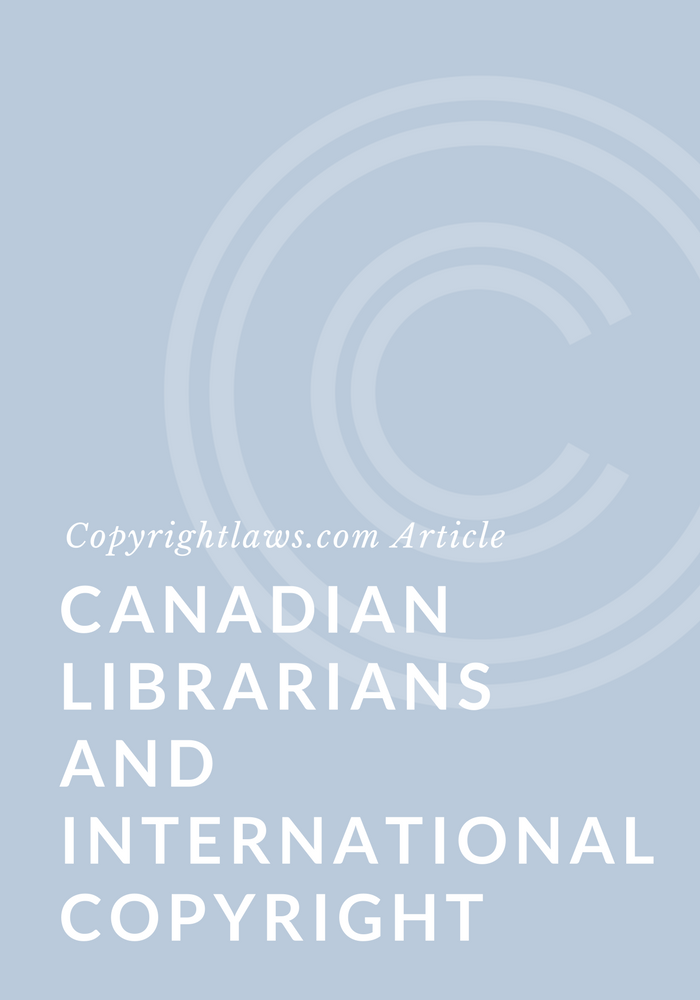 Copyright law for Canadian librarians