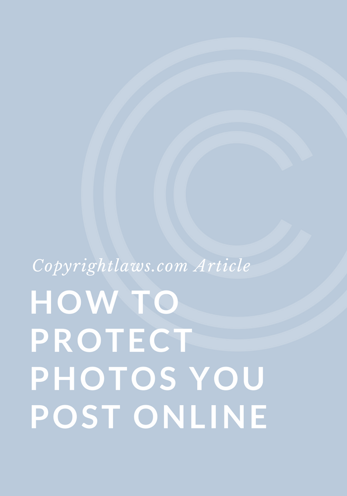 How to protect photos you post online