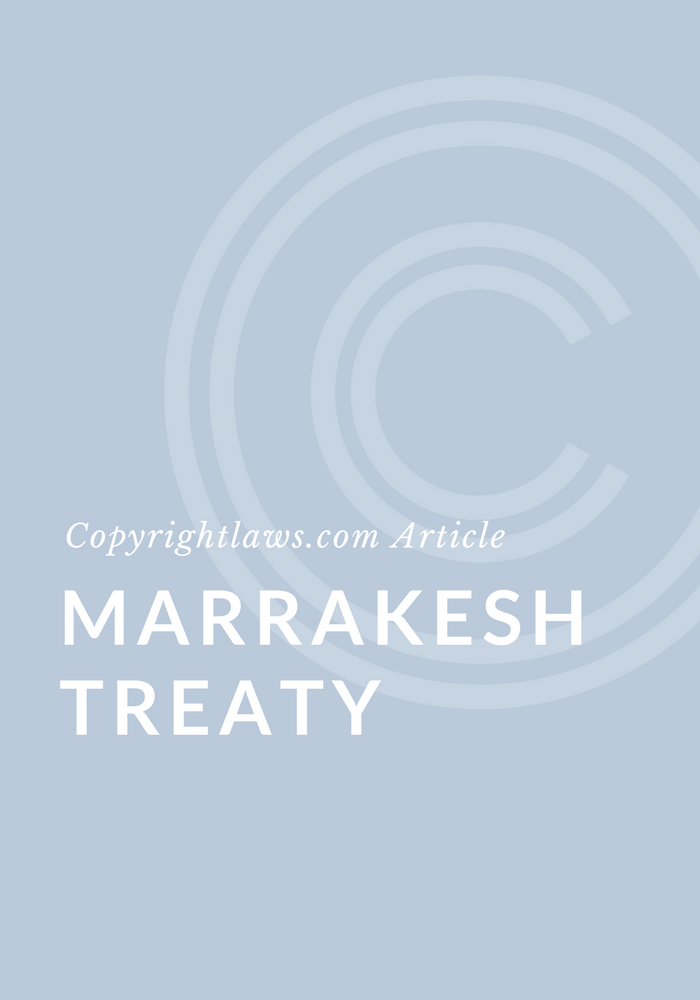 WIPO's Marrakesh Treaty